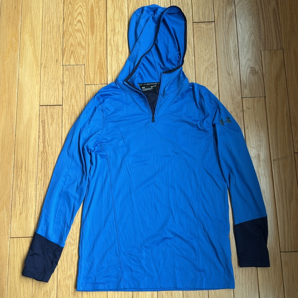 Under Armour Mens Dry Fit Quarter Zip Hoodie
